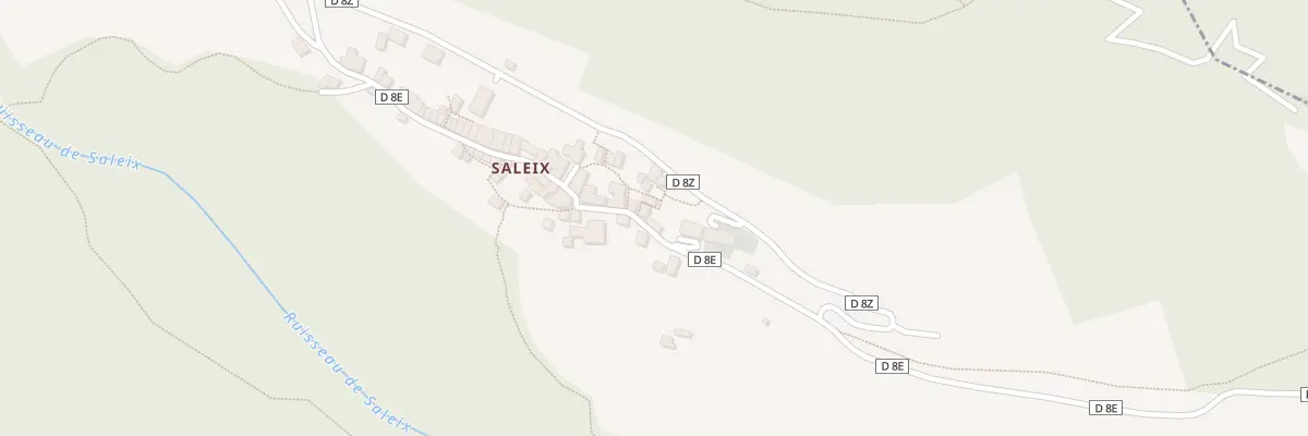 Plan du 563 Saleix le Village à Auzat