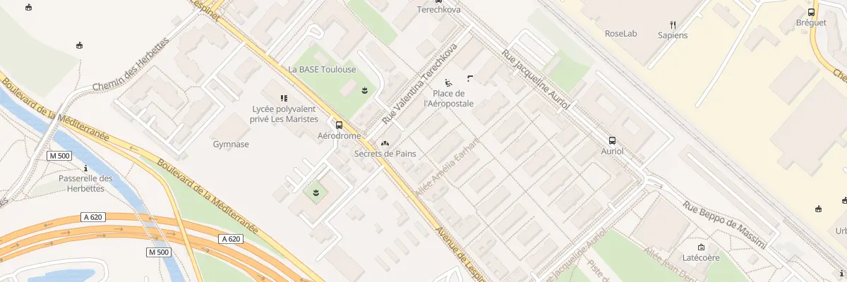 Plan du 147B Av de Lespinet à Toulouse