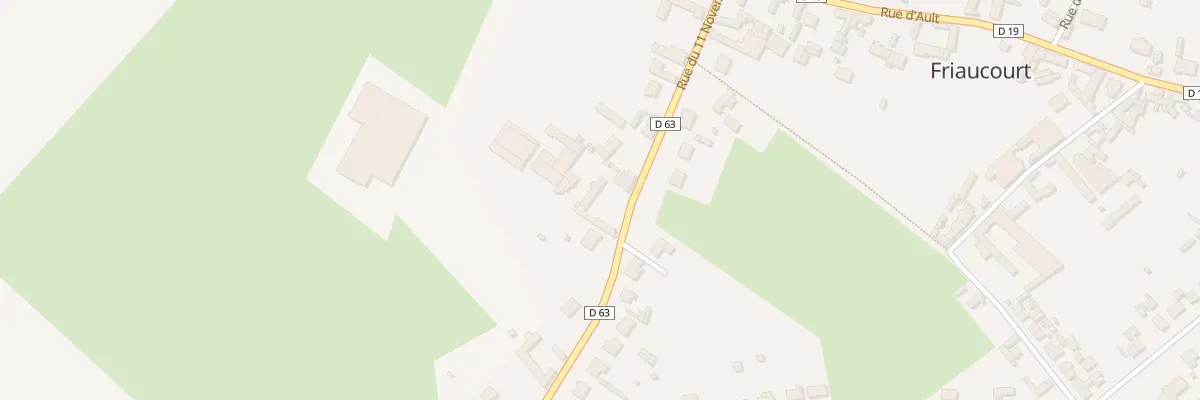 Plan du 15 Rue du 11 Novembre à Friaucourt