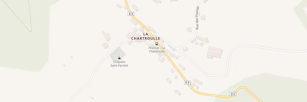 Plan du 515 La Chartroulle à Allassac