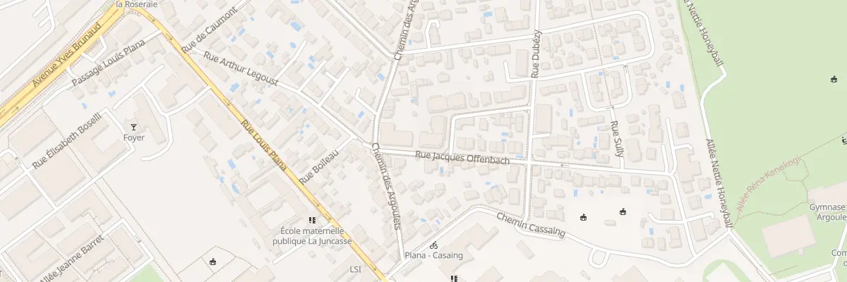 Plan du 5 Rue Treich à Toulouse