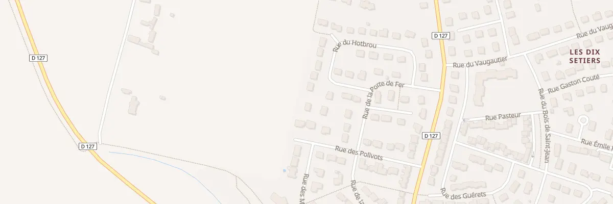 Plan du 36 Rue de Hotbrou à Barjouville