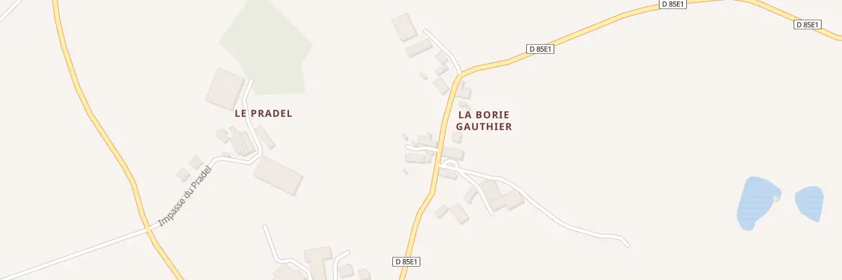 Plan du 1593 Rte de la Borie Gauthier aux Trois-Saints