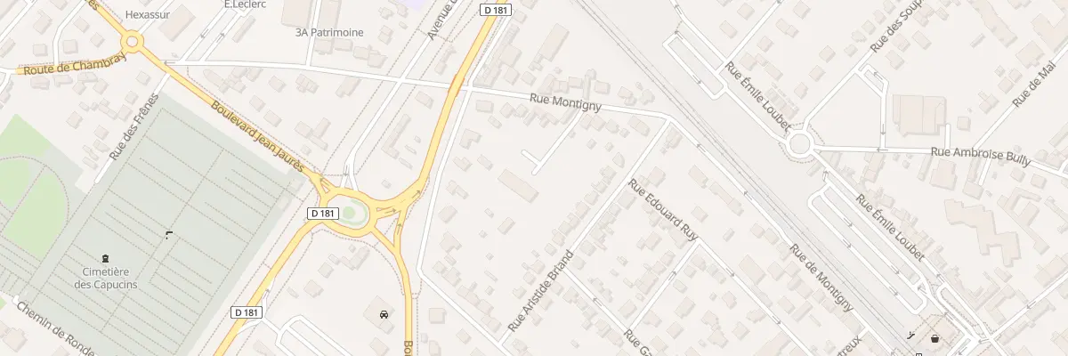 Plan du 89B Rue de Montigny à Vernon