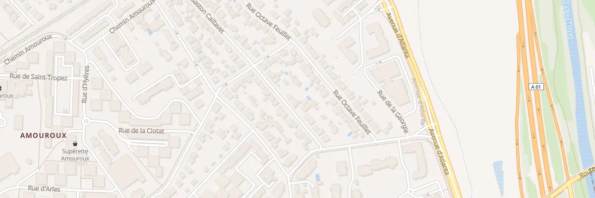 Plan du 43 Rue Gaston Caillavet à Toulouse