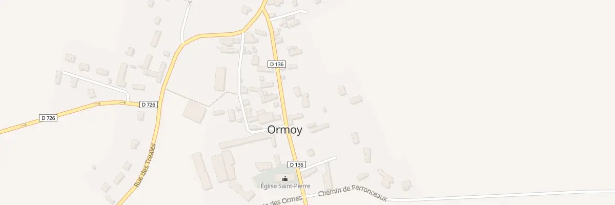 Plan du 11 Rue de l’Église à Ormoy