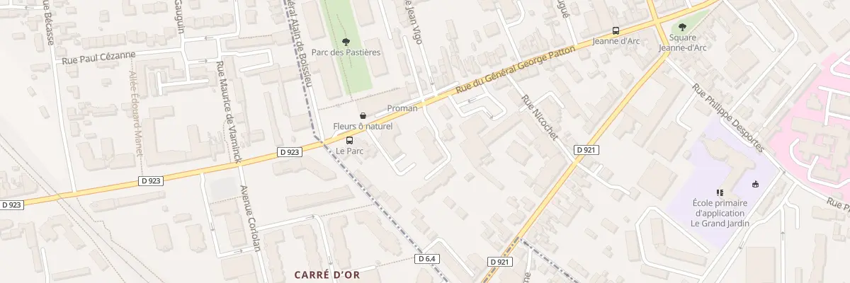 Plan du 45 Rue du Général George Patton à Chartres