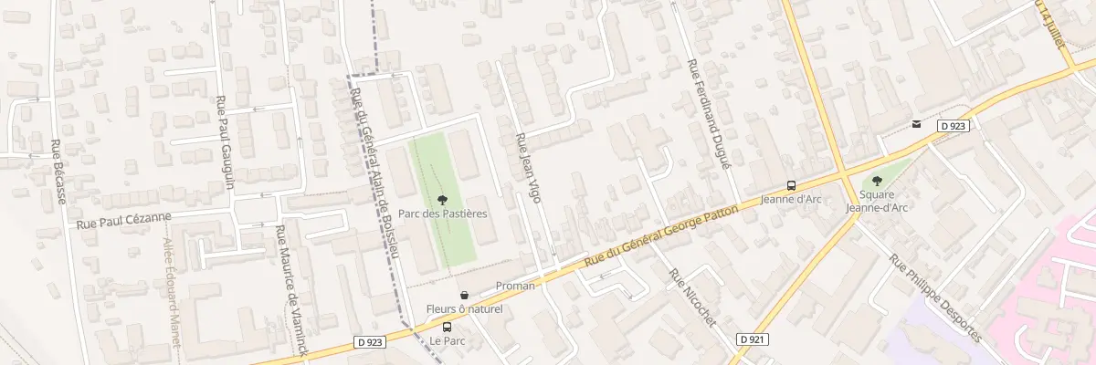 Plan du 50 Rue du Général George Patton à Chartres