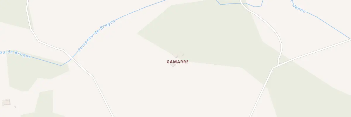Plan du 5030 Gamarre à Saint-Vincent-d’Autéjac
