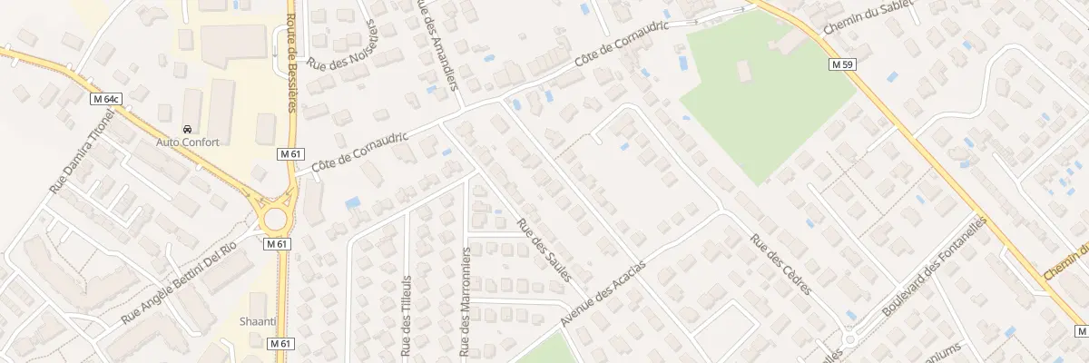 Plan du 13 Rue des Peupliers à L’Union