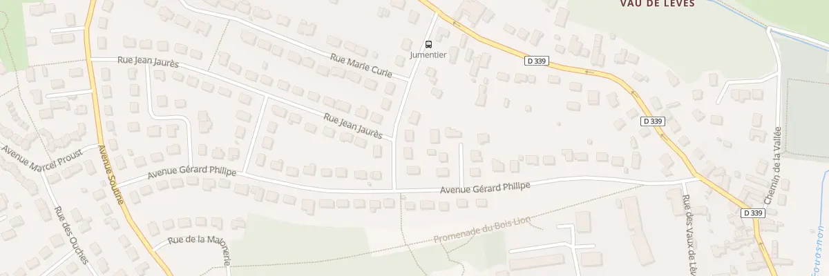 Plan du 4 Rue Bernard Jumentier à Lèves