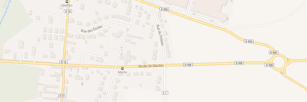 Plan du 1B Rue du Poteau à Oulins