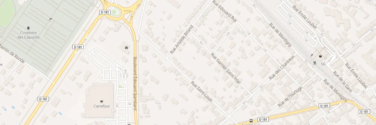 Plan du 62 Rue Saint Louis à Vernon
