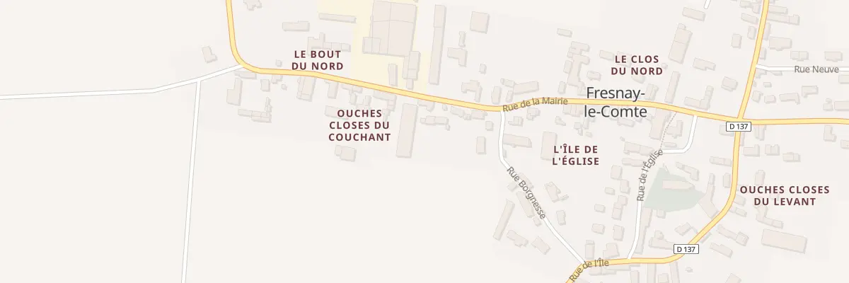 Plan du 23 Rue de la Mairie à Fresnay-le-Comte
