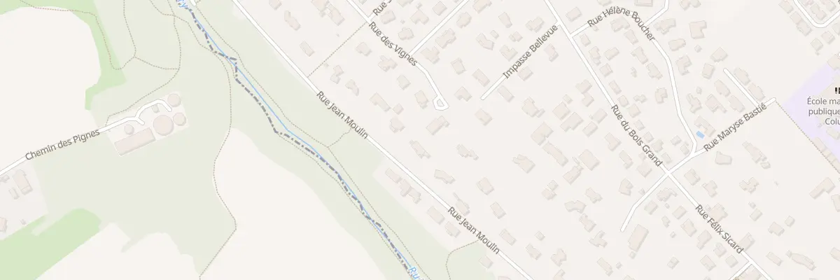 Plan du 46 Rue Jean Moulin à Montberon