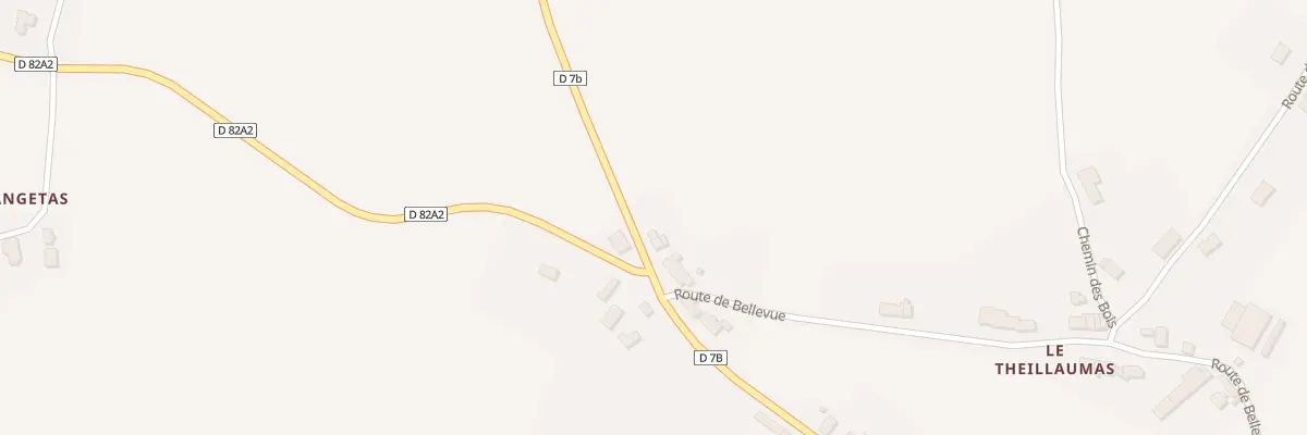 Plan du 5091 Le Theillaumas à Glanges