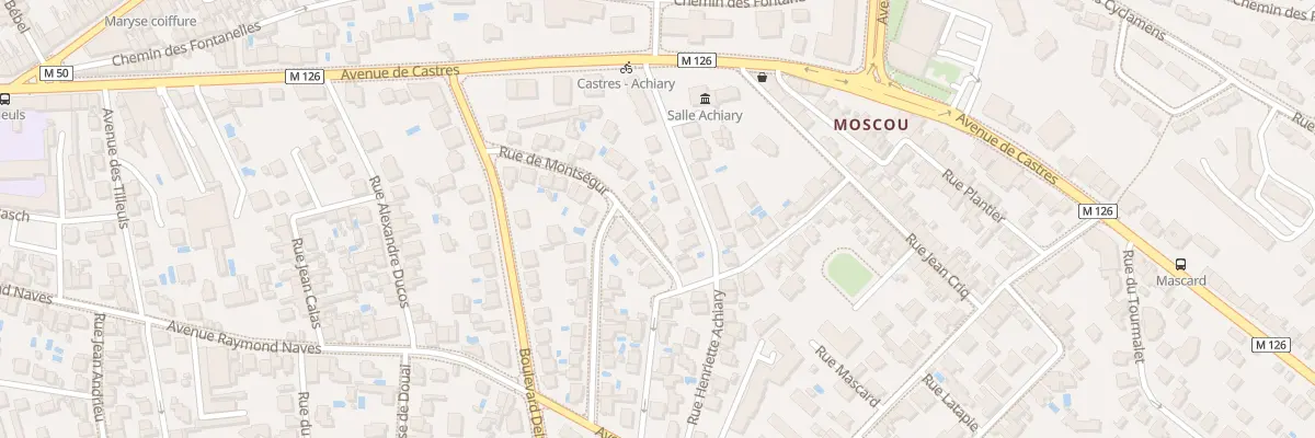Plan du 19 Rue Montsegur à Toulouse
