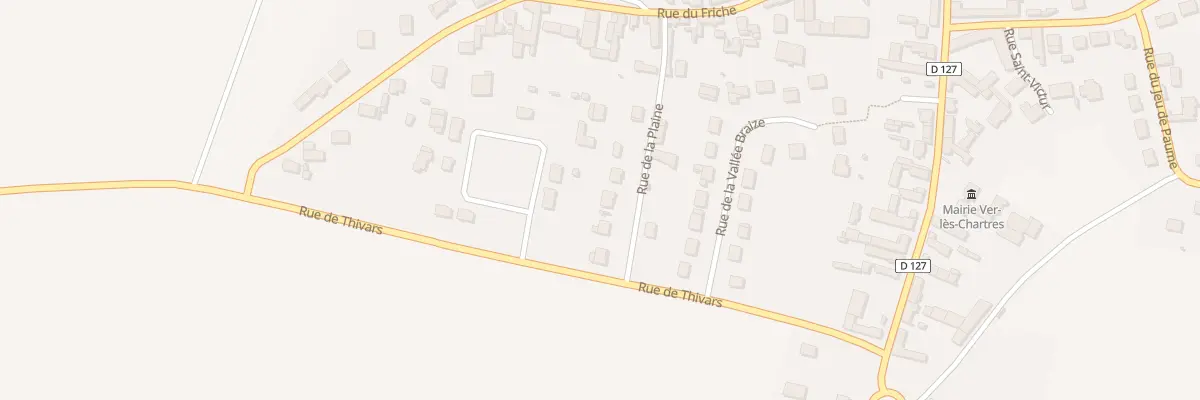 Plan du 12 Rue de la Plaine à Ver-lès-Chartres