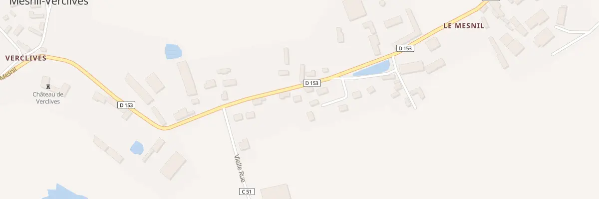 Plan du 18 Rue du Mesnil à Mesnil-Verclives
