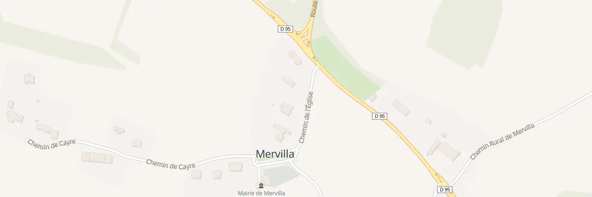 Plan du 4 Chem de l’Eglise à Mervilla