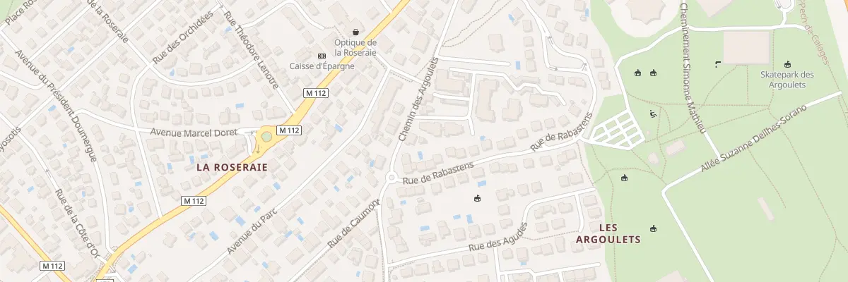 Plan du 70B Che des Argoulets à Toulouse