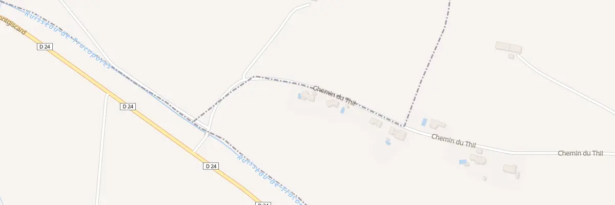 Plan du 9000 Che du Thil à Corronsac