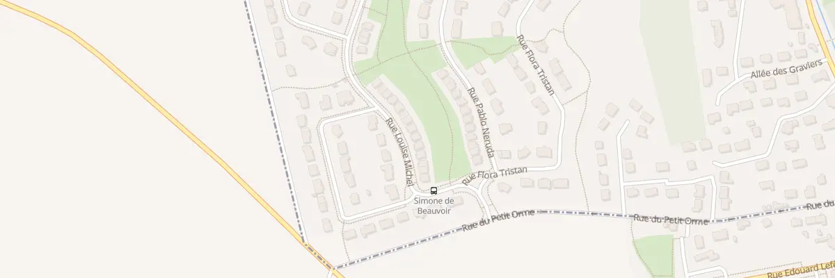 Plan du 36 Rue Louise Michel à Lèves