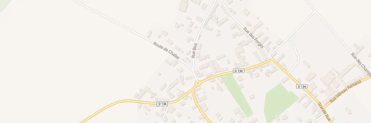 Plan du 2 Rte de Challet à Berchères-Saint-Germain