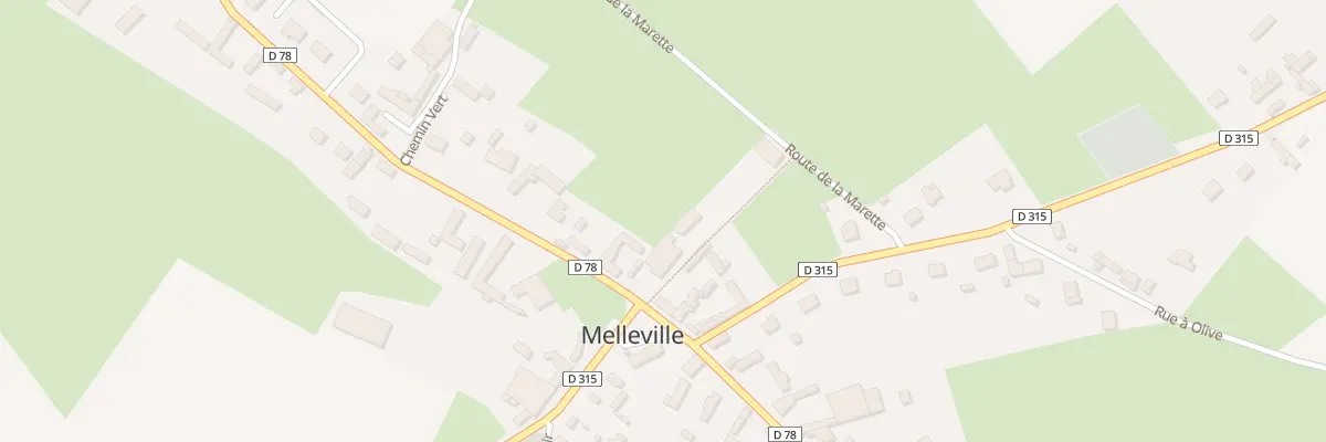 Plan du 38 Rue des Tilleuls à Melleville