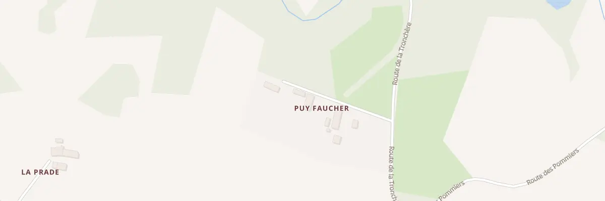 Plan du 9 Le Puy Faucher à La Geneytouse