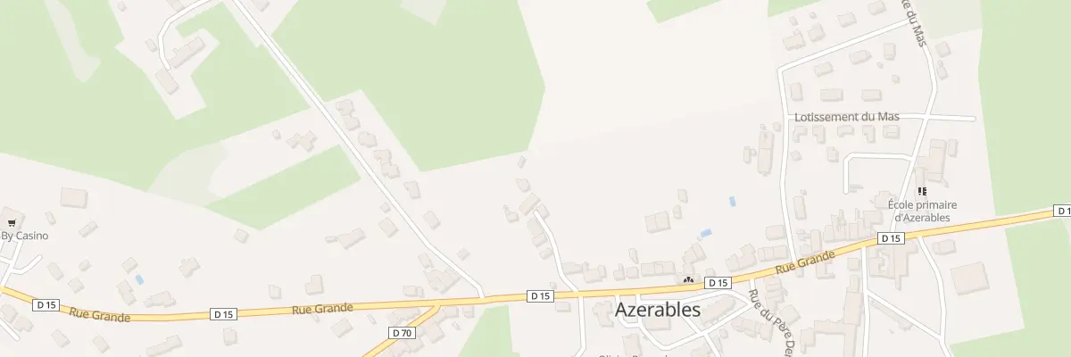 Plan du 3 Imp du Vieux Lavoir à Azerables