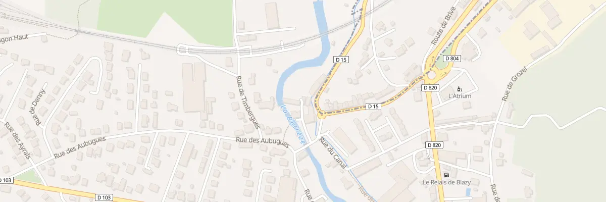 Plan du 59 Rue de la Récège à Souillac