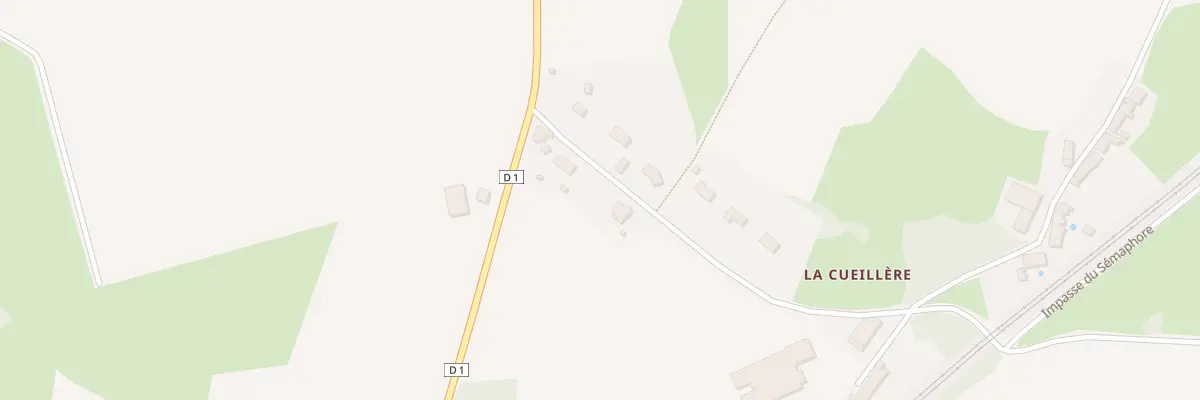 Plan du 3 La Cueillere à Saint-Agnant-de-Versillat