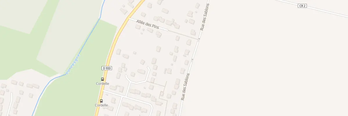 Plan du 45 Rue des Sablons à Oulins