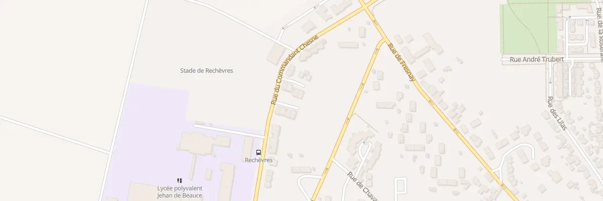 Plan du 23 Rue du Commandant Chesne à Chartres