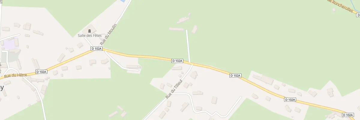Plan du 240 Rue du Grand Quesnay à Mauquenchy