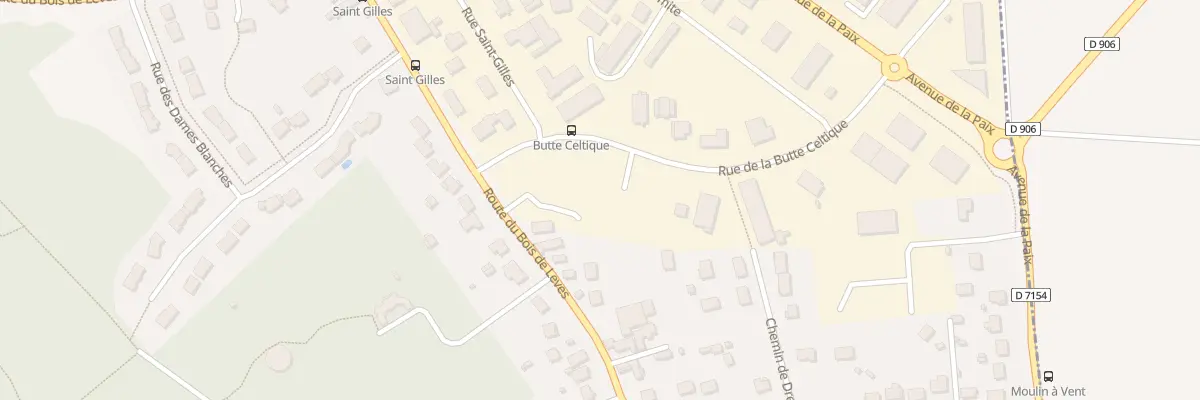Plan du 6 Rue du Colombier à Lèves