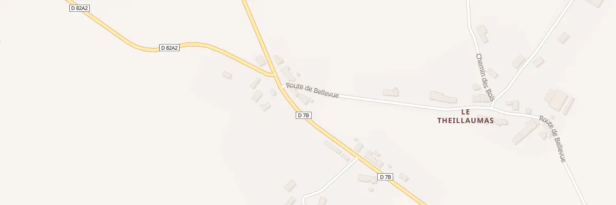 Plan du 5084 Le Theillaumas à Glanges