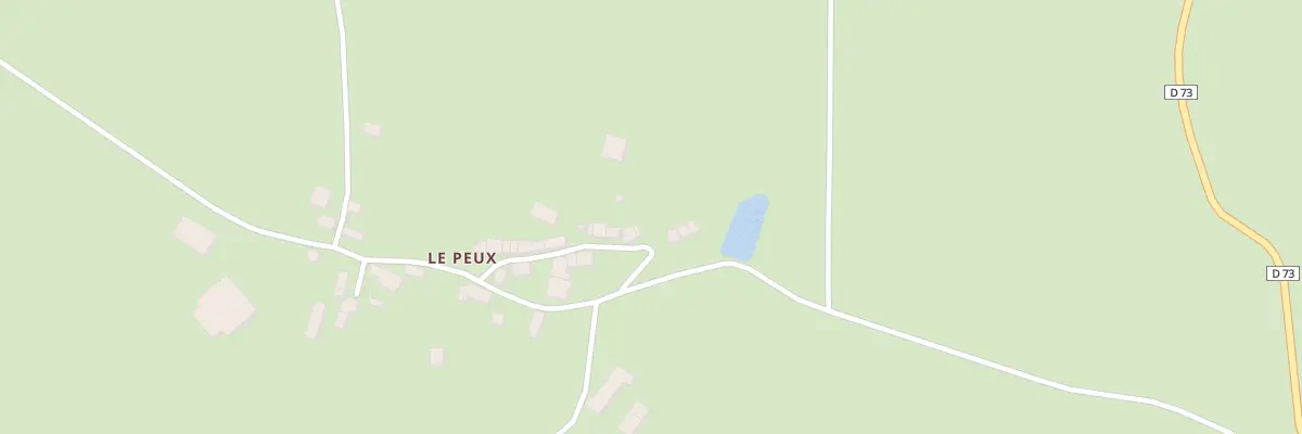 Plan du 5 Le Peux à Fursac