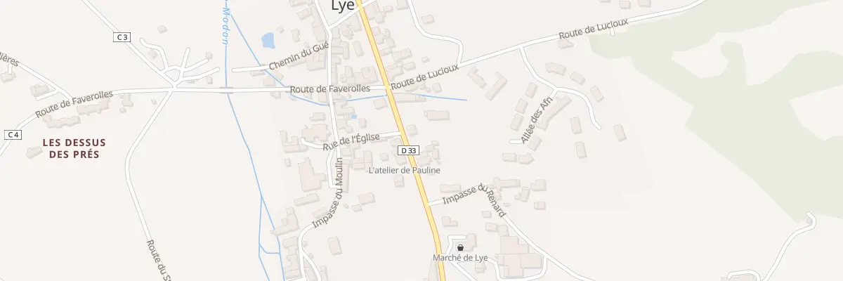Plan du 157 Rte de Villentrois à Lye