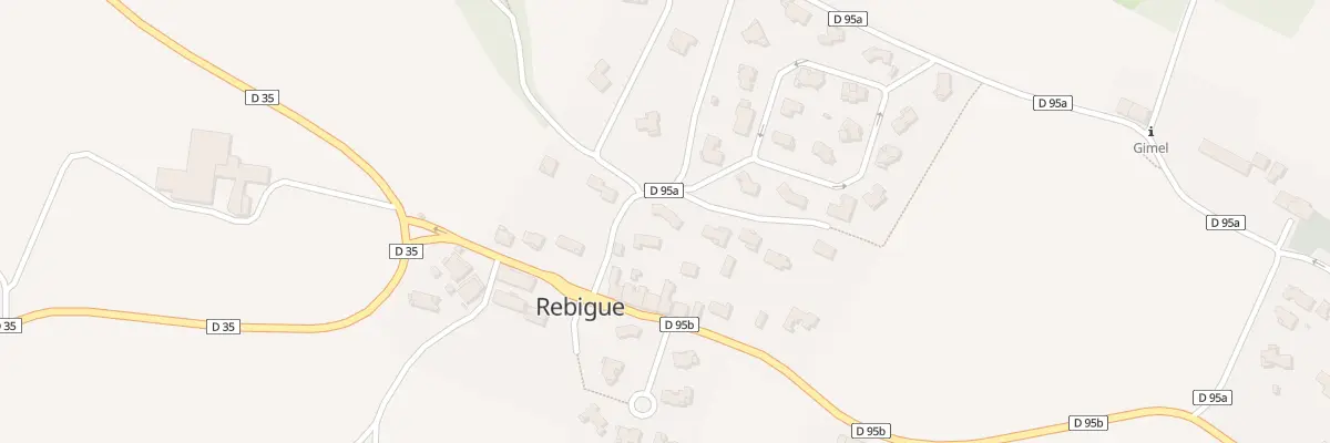 Plan du 1 La Fount Grando à Rebigue