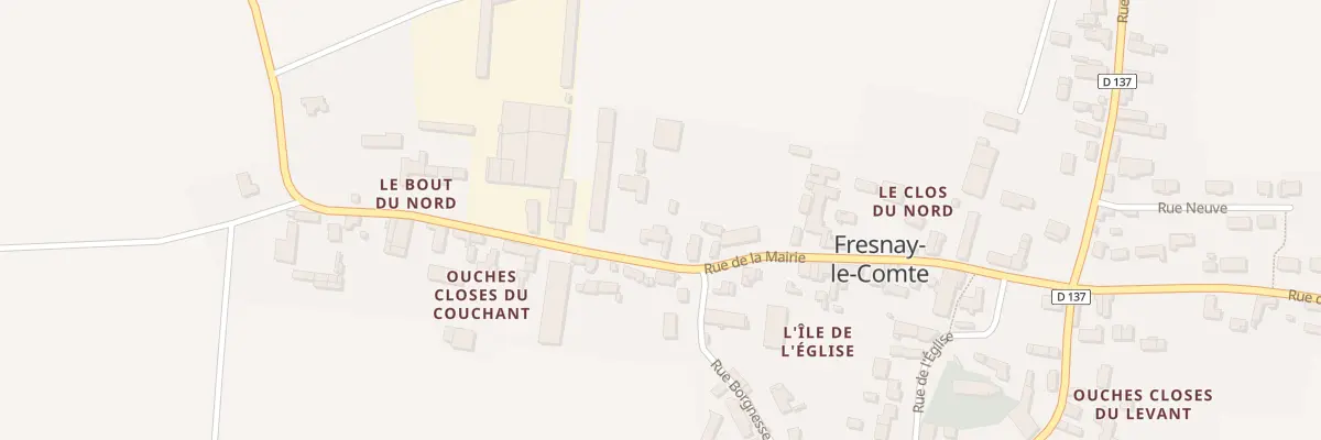 Plan du 26 Rue de la Mairie à Fresnay-le-Comte