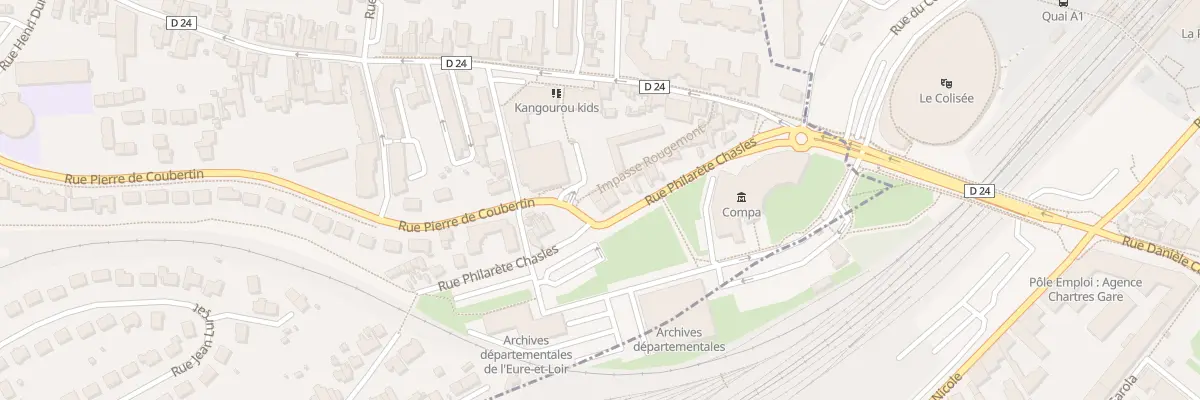 Plan du 24 Rue Philarète Chasles à Mainvilliers