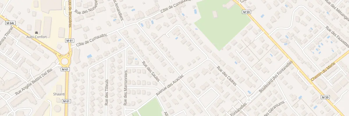 Plan du 6 Rue des Peupliers à L’Union