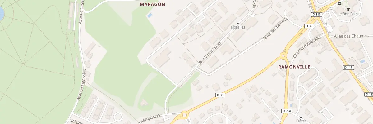 Plan du 36 Rue Victor Hugo à Ramonville-Saint-Agne
