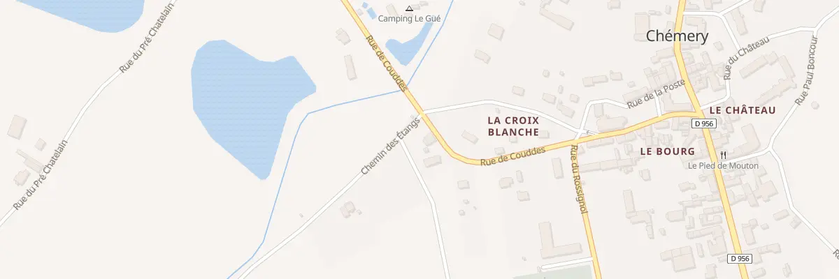 Plan du 9 Rue de Couddes à Chémery