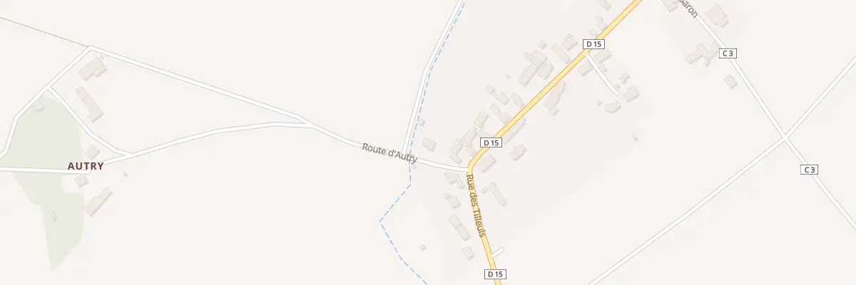 Plan du 2 Rte d’Autry à Briou