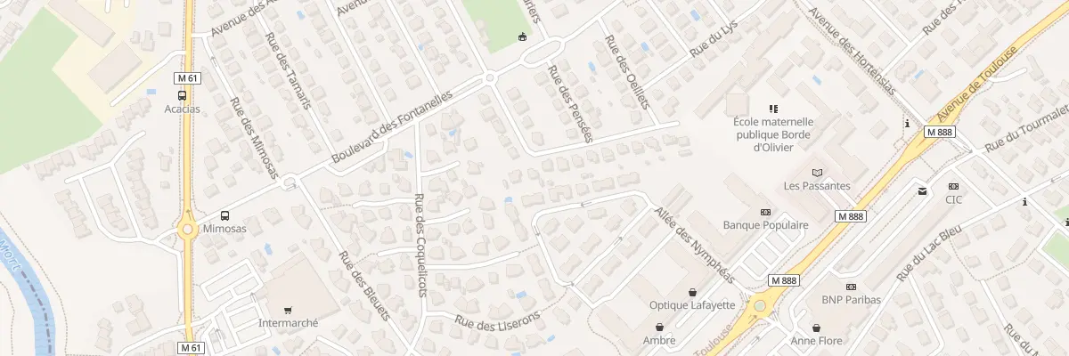 Plan du 14 Rue des Roses à L’Union