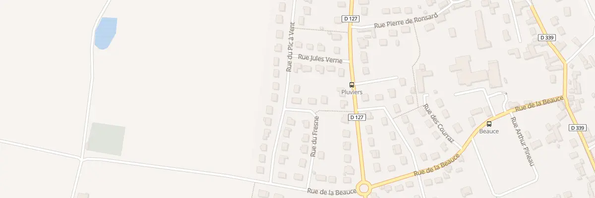 Plan du 1 Rue du Fresne à Barjouville