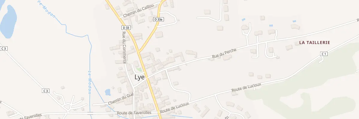 Plan du 11 Rue de Perche à Lye